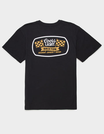 Brixton - Coors Light Pit Stop S/S STT in Black