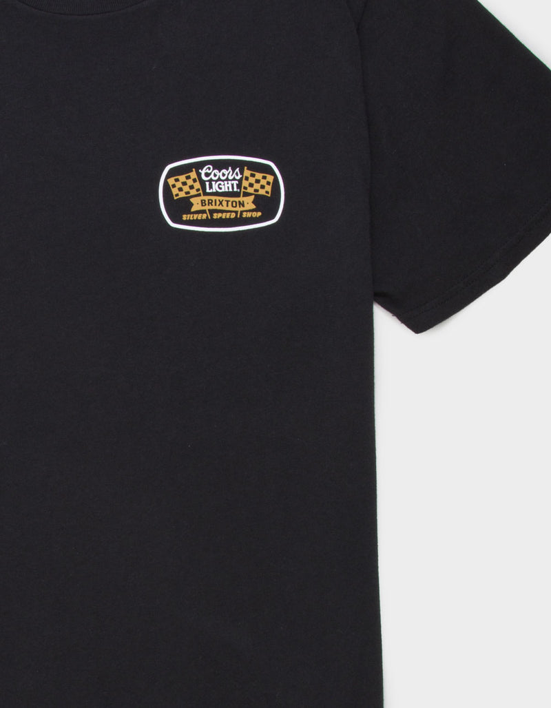 Brixton - Coors Light Pit Stop S/S STT in Black