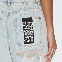 Ksubi - Low Rider Skyfall Rampant Ripped Jean in Denim