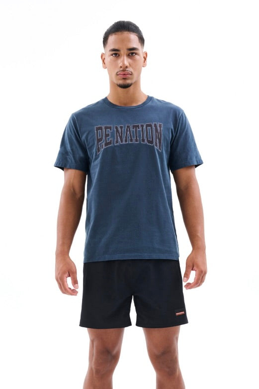 P.E NATION - Match Room SS Tee in Insignia Blue