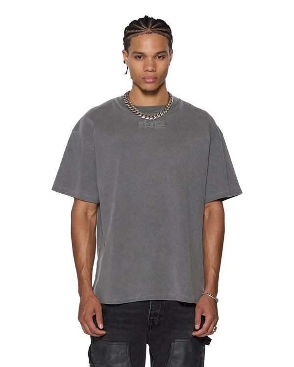 Ksubi - Intruder Ekcess SS Tee in Charcoal