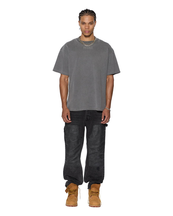 Ksubi - Intruder Ekcess SS Tee in Charcoal