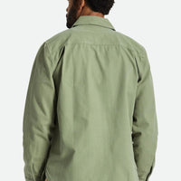 Brixton - Bowery Surplus L/S Overshirt in Olive Surplus