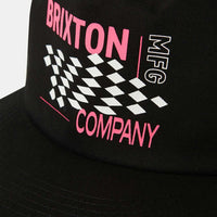 Brixton - Neon Finish Line HP Snapback in Black/Neon