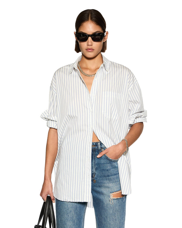 KSUBI - Oversized Shirt in Blue Stripe