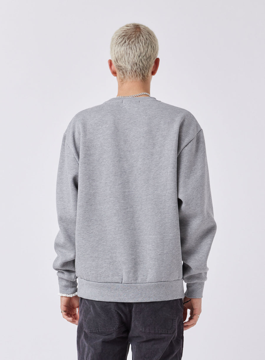 Barney Cools - B.Cools Sweatshirt in Grey Melange