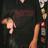 Billy Bones Club - Hell Raiser Bowlo Shirt in Black