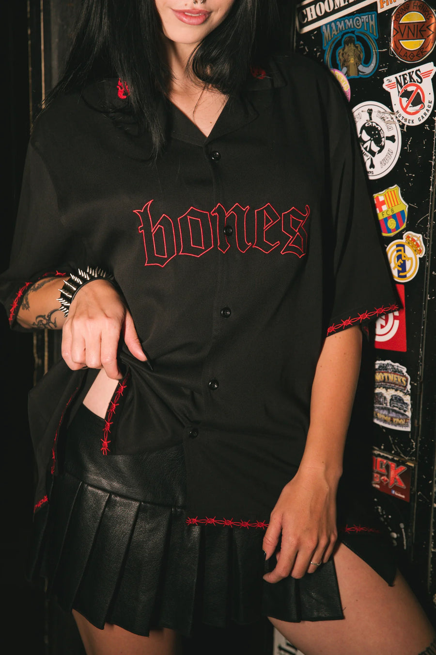 Billy Bones Club - Hell Raiser Bowlo Shirt in Black