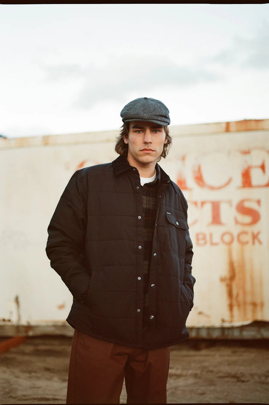 Brixton - Cass Jacket in Black/Black