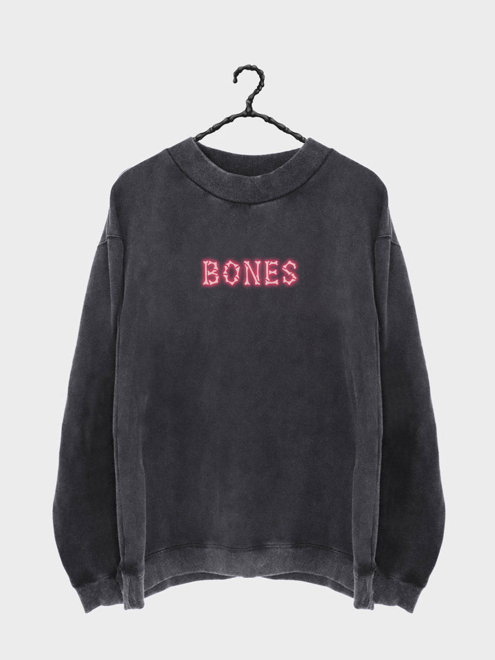 Billy Bones Club - Bones Motel High Crew in Washed Black