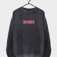 Billy Bones Club - Bones Motel High Crew in Washed Black