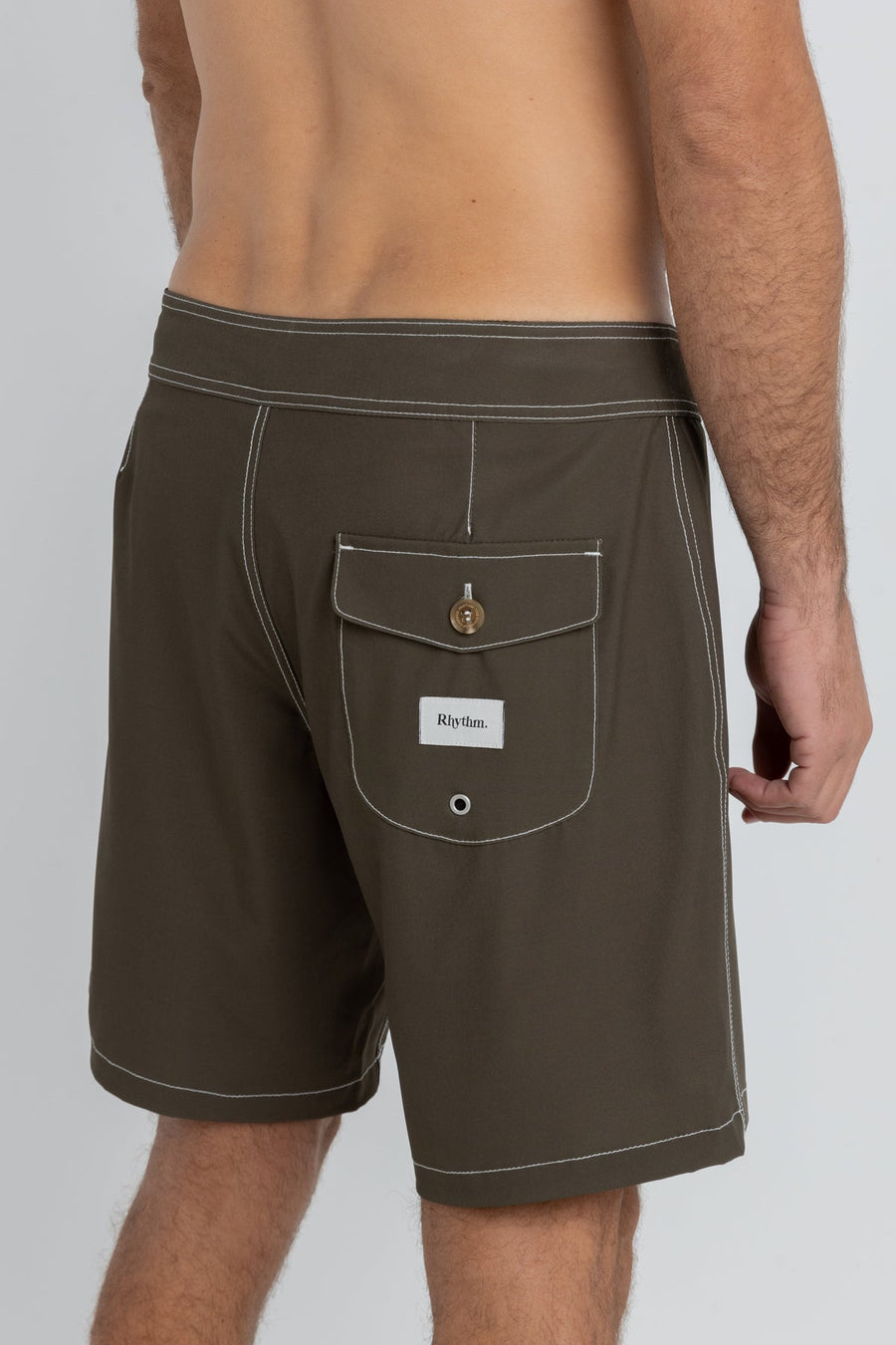 RHYTHM - Symmetry Trunk Shorts in Forest