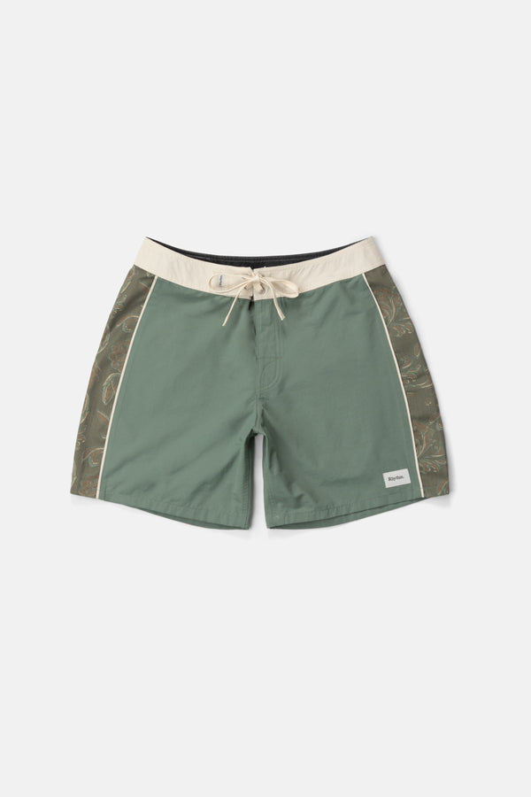 RHYTHM - Astral Bloom Trunk Short in Olive