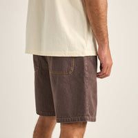 RHYTHM - Chile Denim Short in Brown