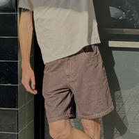 RHYTHM - Chile Denim Short in Brown