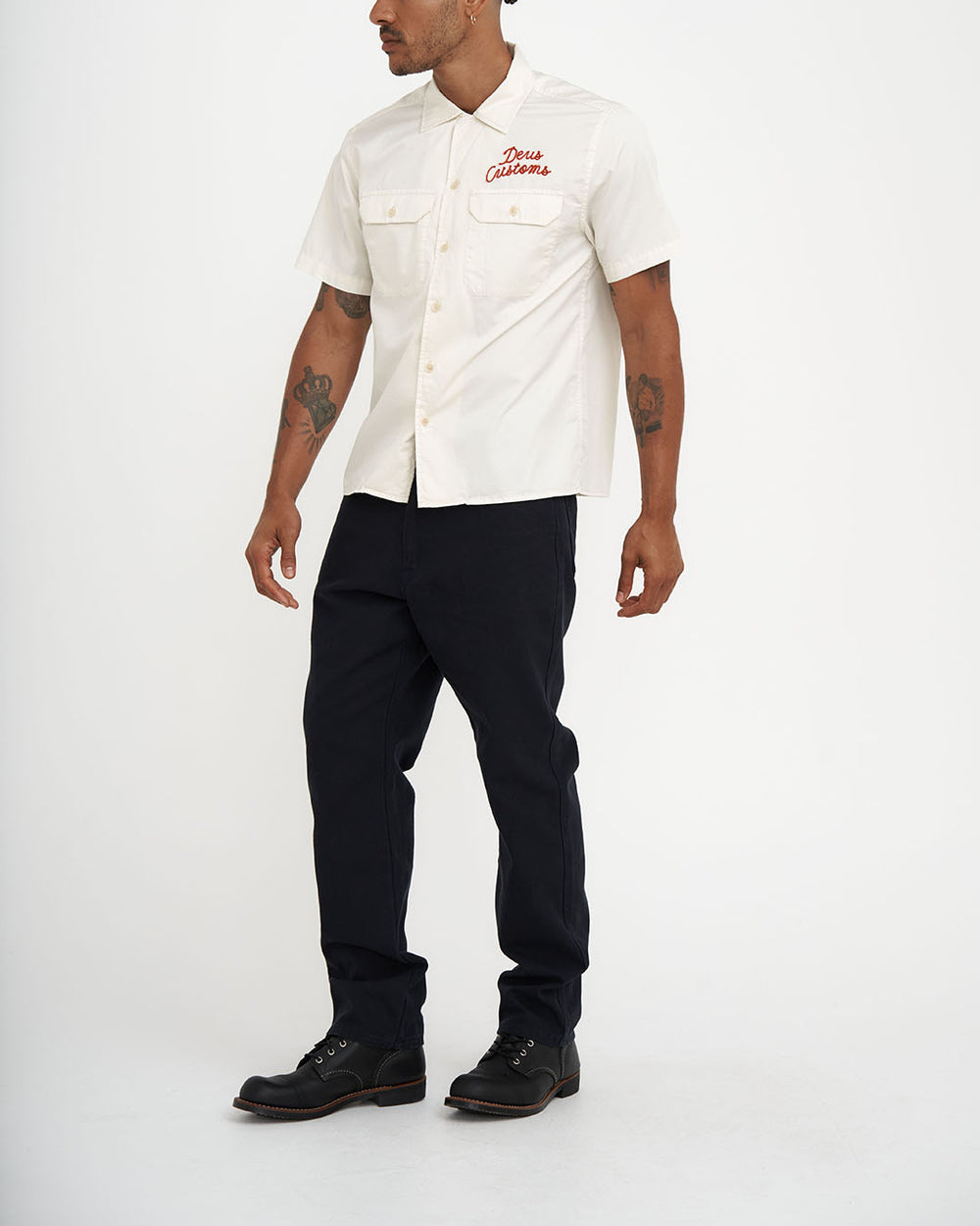 DEUS - Simplicity Shirt in Dirty White