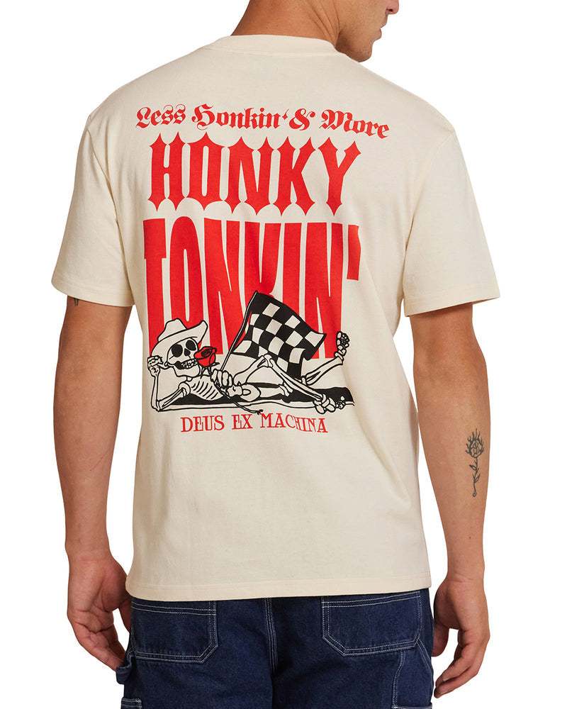 DEUS - Honky Tonkin Tee in Dirty White