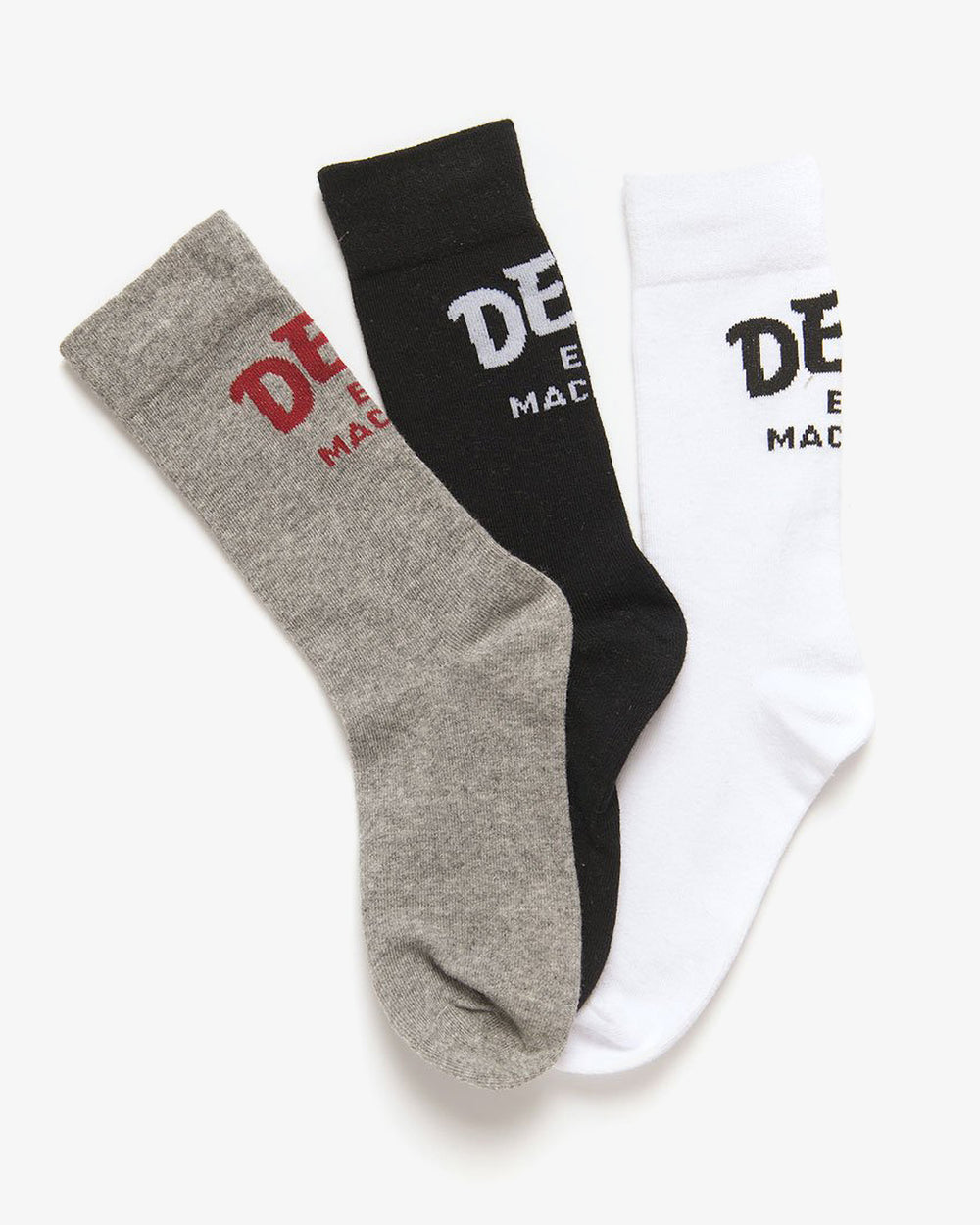 Deus- Curvy Socks 3 Pack in Multi