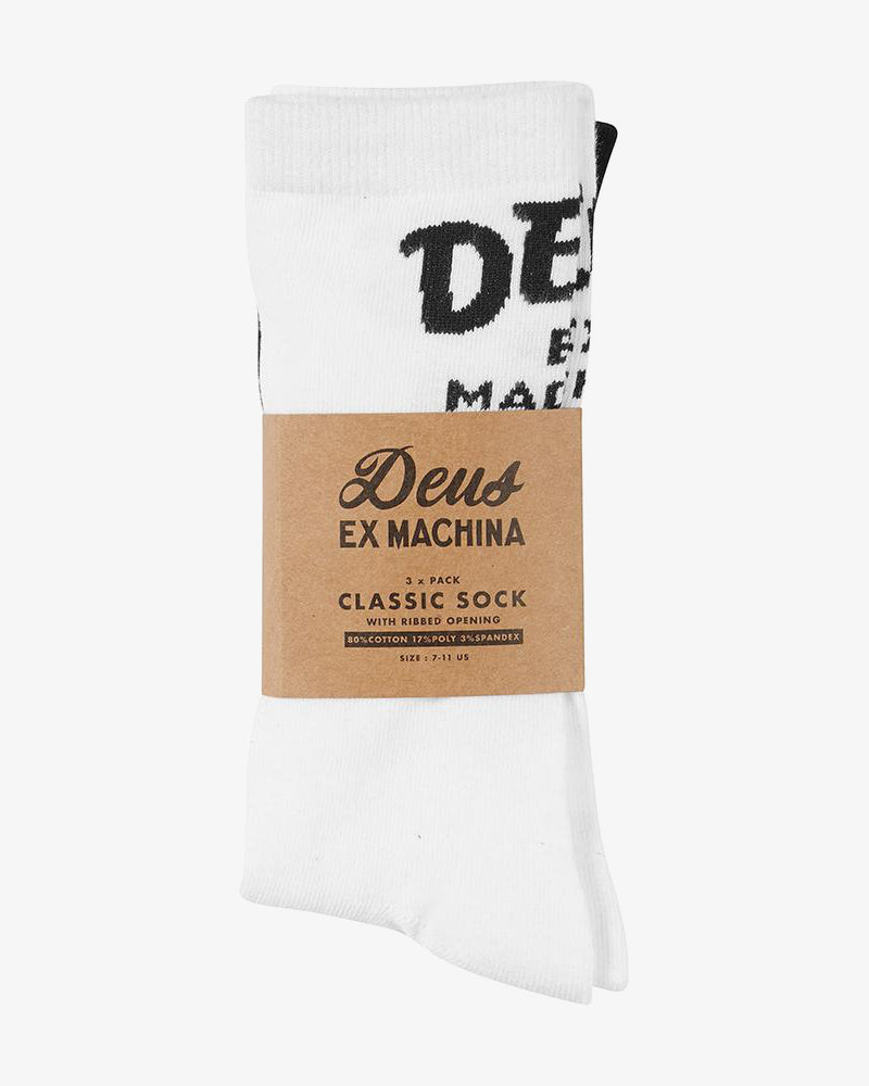 Deus- Curvy Socks 3 Pack in Multi