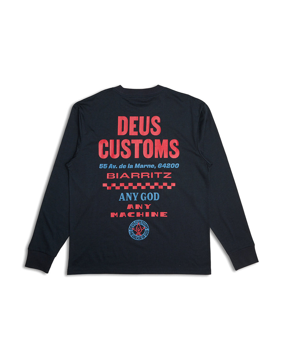 DEUS - Blanche LS Tee in Black