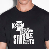 Ksubi - Graff Kash SS Tee Jet Black in Black