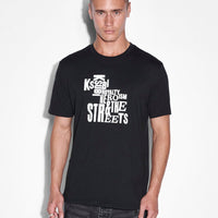 Ksubi - Graff Kash SS Tee Jet Black in Black