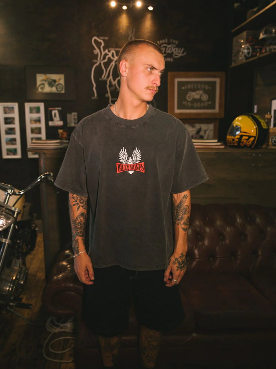 Billy Bones Club - Wingspan Tee in  Black