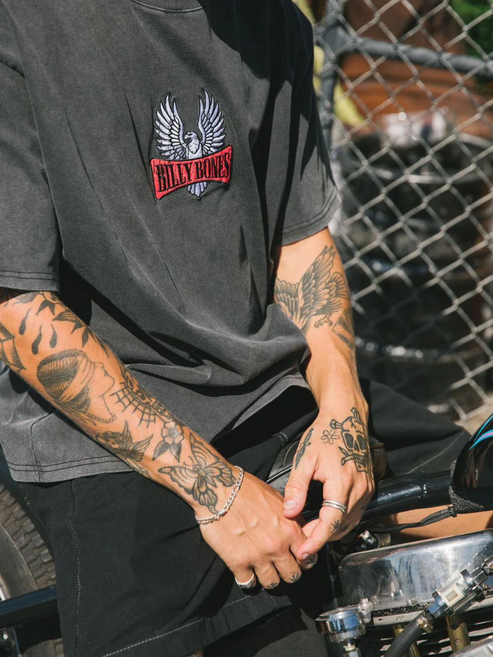 Billy Bones Club - Wingspan Tee in  Black