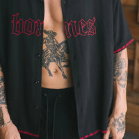 Billy Bones Club - Hell Raiser Bowlo Shirt in Black