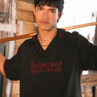 Billy Bones Club - Hell Raiser Bowlo Shirt in Black