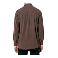 ROLLAS - Tile Cord Shirt in Brown