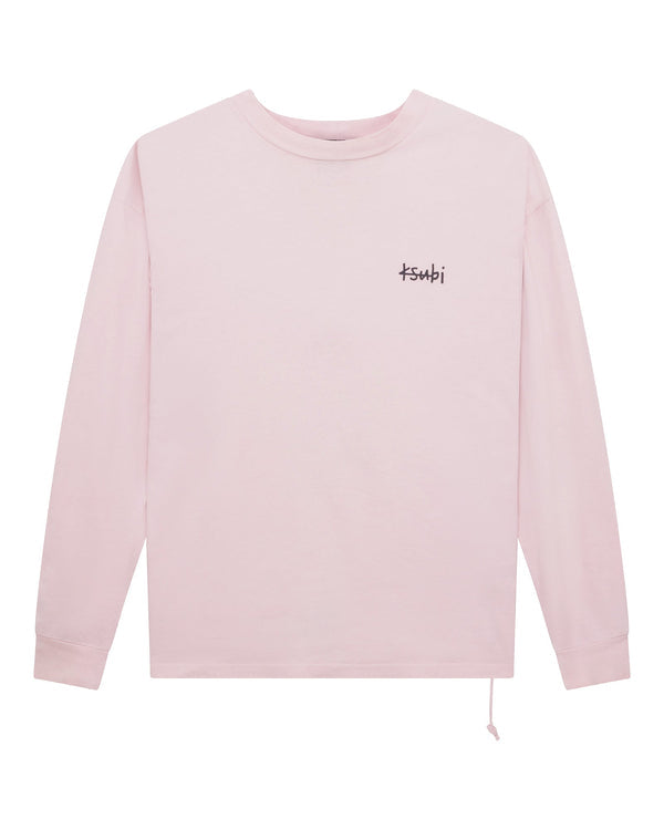 Ksubi - All Day Biggie Long Sleeve Tee in Ice Quartz