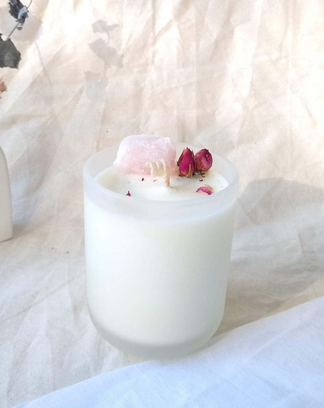 SEVENTEEN70/BOTANICALS - PEONY BLOSSOM + ROSE QUARTZ CANDLE