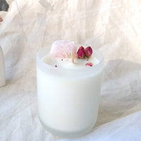 SEVENTEEN70/BOTANICALS - PEONY BLOSSOM + ROSE QUARTZ CANDLE