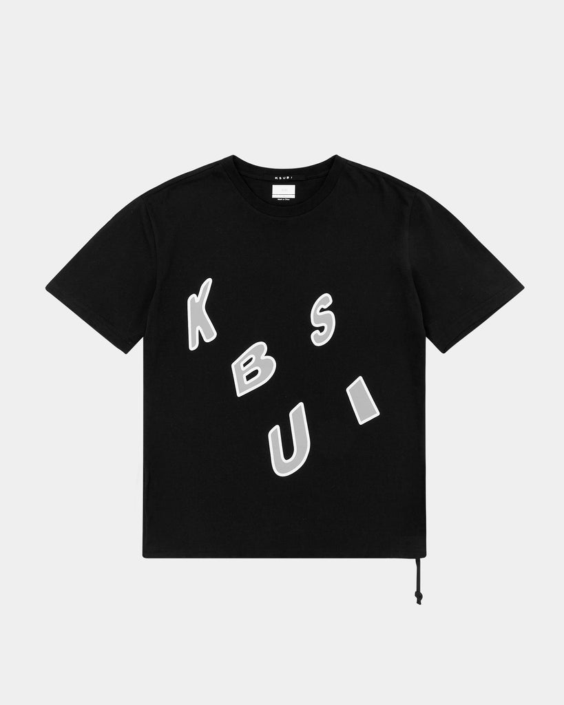 Ksubi - Letters Kash SS Tee in Jet Black