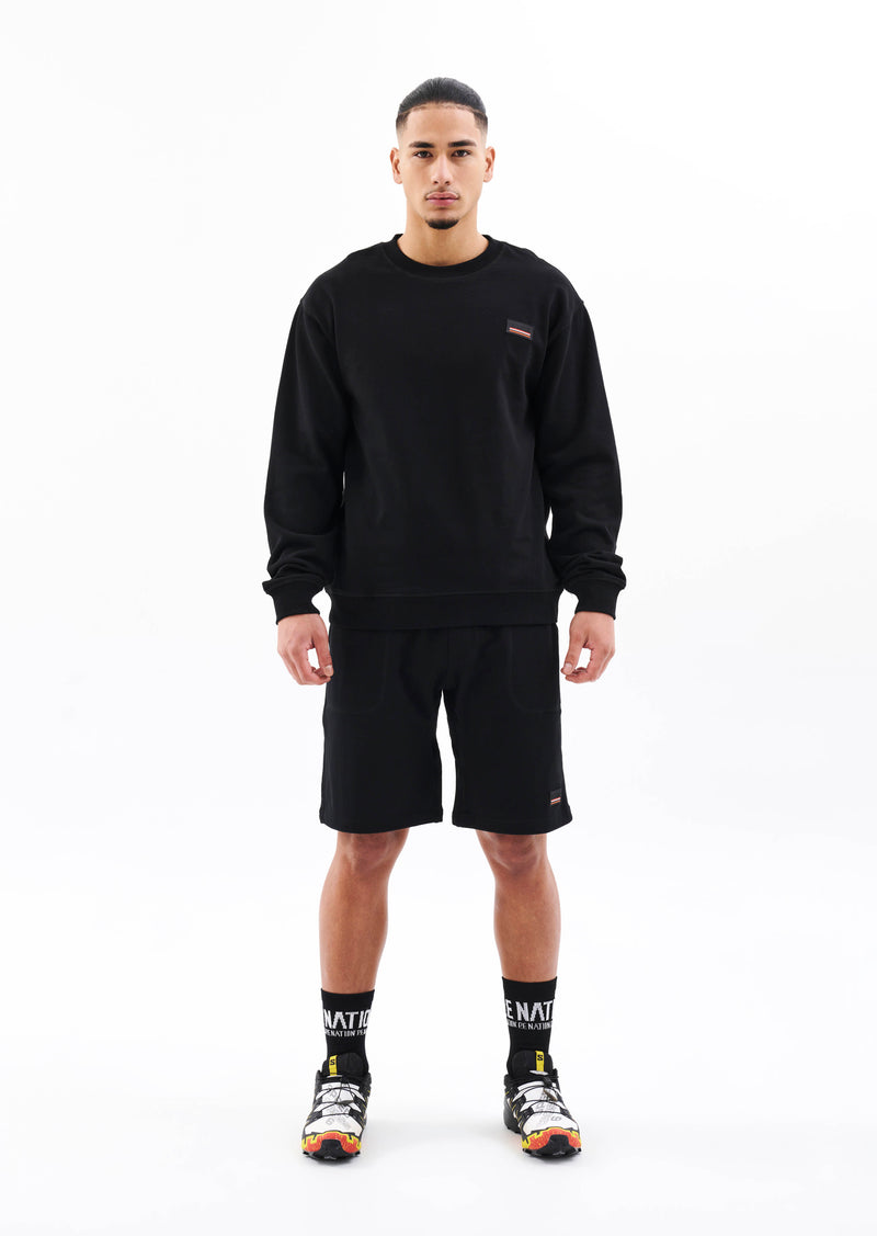 P.E NATION -Fortitude Sweat in Black