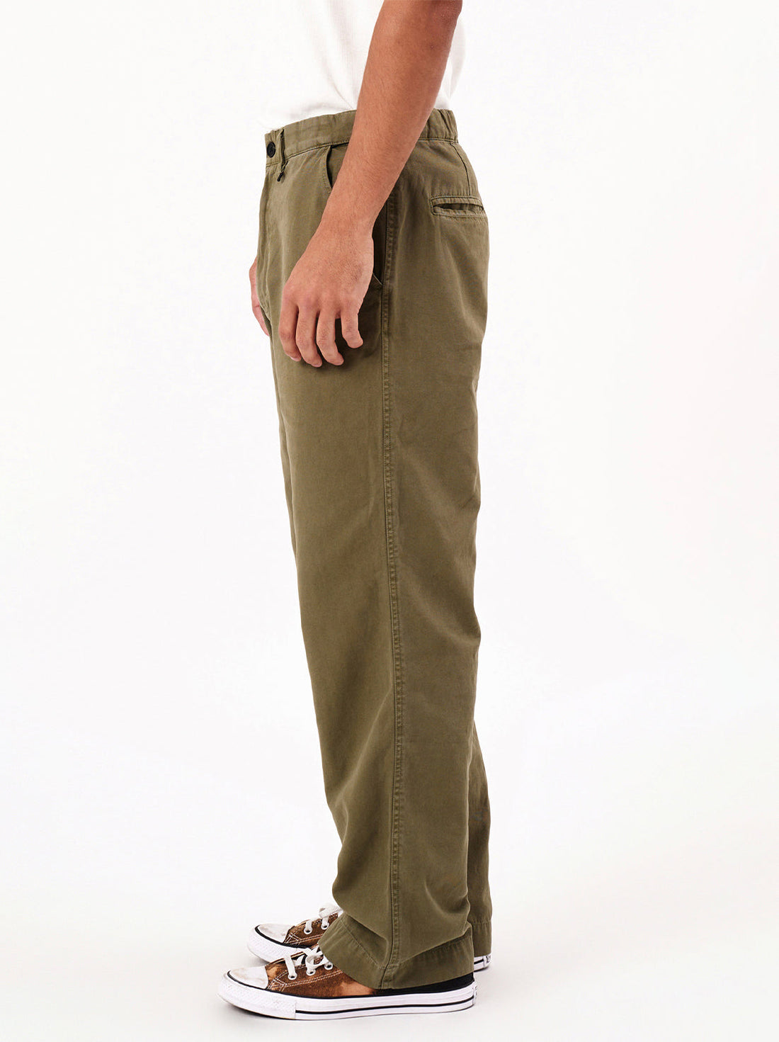 ROLLAS - Ezy Worker Pant in Moss