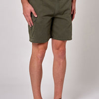 ROLLAS - Tradie Cargo Short in Faded Army