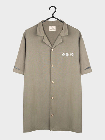 Billy Bones Club - Raskal Bowlo Shirt in Washed Khaki