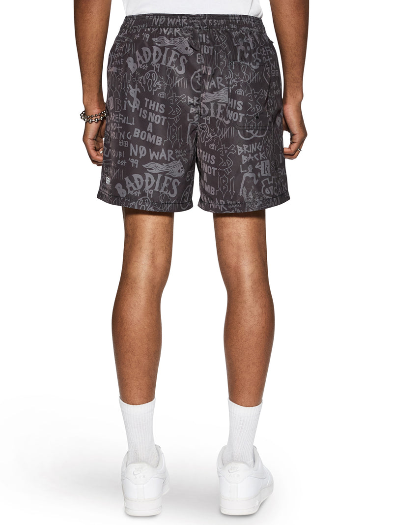 Ksubi - Baddies Boardshort in Black