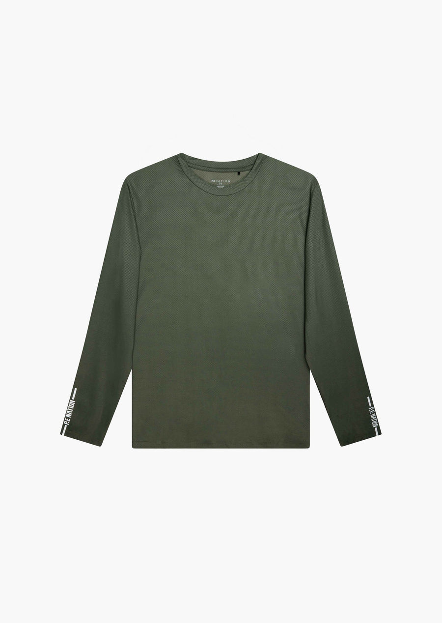 P.E NATION - Adrenalin Long Sleeve Tee in Khaki