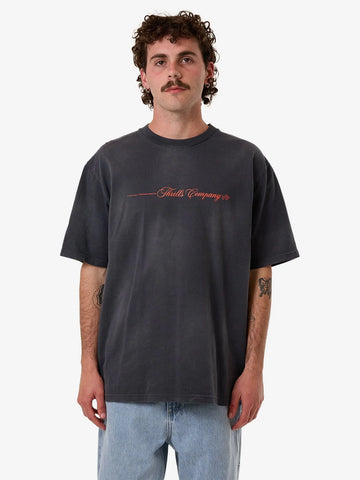 Thrills - Blends Oversized Fit Tee in India Ink Fade