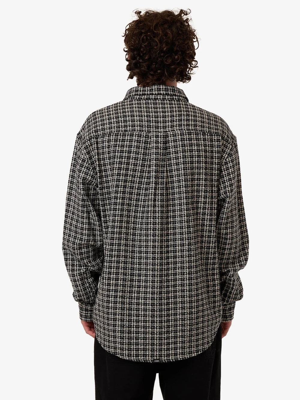 Thrills - Hazed Long Sleeve Shirt in Black