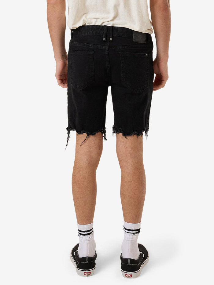 Thrills - Bones Denim Short in Black Rinse