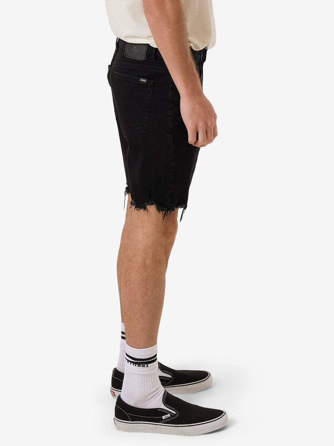 Thrills - Bones Denim Short in Black Rinse