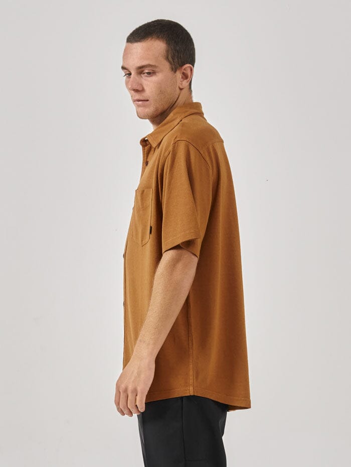 Thrills - Hemp Thrills Oversized Short Sleeve Jersey Shirt in Lion