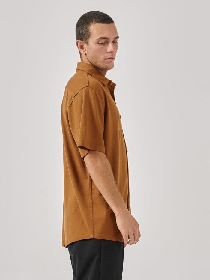 Thrills - Hemp Thrills Oversized Short Sleeve Jersey Shirt in Lion