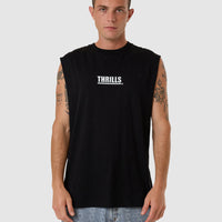 Thrills - Logic Merch Fit Muscle Tee in Black