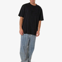 Thrills - Roosevelt Emboss Oversized Fit Tee in Black