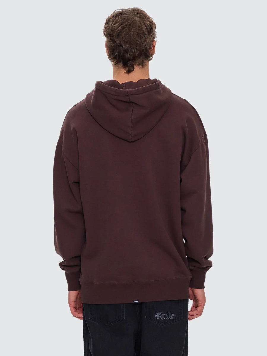 Thrills - Thrills Military Slouch Pull On Hoodie in Java